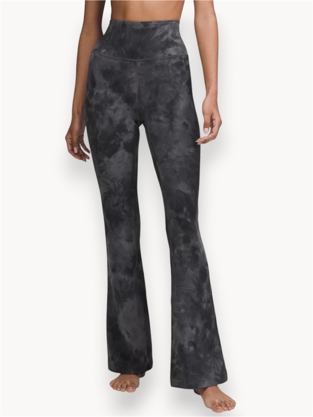 Lululemon Groove High-Rise Flare Tie-Dye Leggings Nulu
